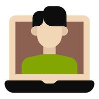 Tutor icon for web, app, infographic, etc vector