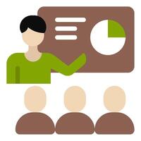 Presentation icon for web, app, infographic, etc vector