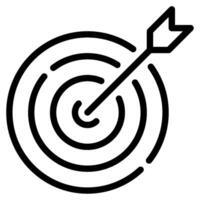 Goals icon for web, app, infographic, etc vector