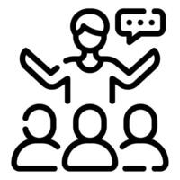 Mentor icon for web, app, infographic, etc vector