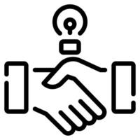 Collaboration icon for web, app, infographic, etc vector