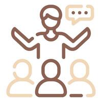 Mentor icon for web, app, infographic, etc vector