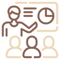 Presentation icon for web, app, infographic, etc vector