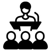 Seminar icon for web, app, infographic, etc vector