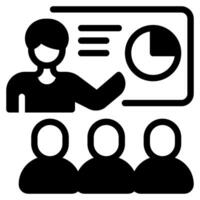Presentation icon for web, app, infographic, etc vector