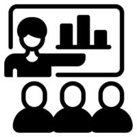 Teaching icon for web, app, infographic, etc vector