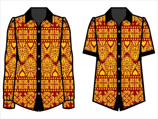 various batik clothes