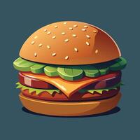 Hamburger Editable Graphics Design vector