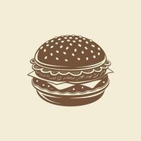 Hamburger Editable Graphics Design vector