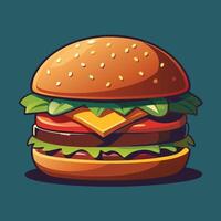 Hamburger Editable Graphics Design vector