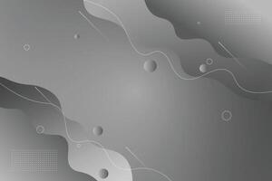 Gradient fluid with wave shape background. vector