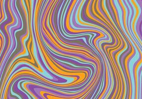 Abstract psychedelic groovy background. . vector