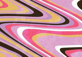 Abstract flat psychedelic groovy background. illustration. vector