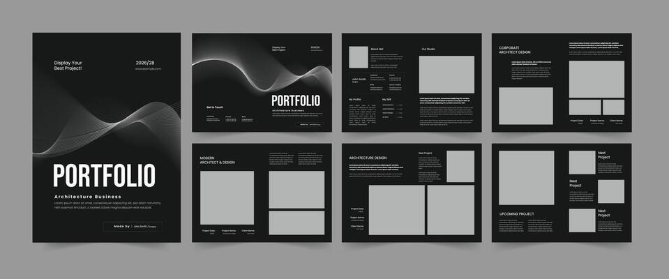 Portfolio Template Landscape Vector Art Icons And Graphics For Free Portfolio Template Landscape Vector Art Icons And Graphics For Free