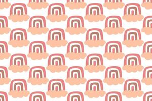 Abstract boho seamless pattern background illustration vector