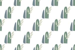 Abstract boho seamless pattern background illustration vector