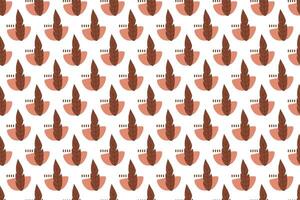 Abstract boho seamless pattern background illustration vector