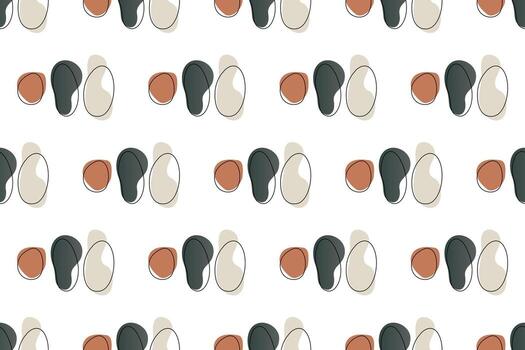 resumen boho sin costura modelo antecedentes ilustración vector