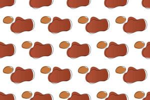 Abstract boho seamless pattern background illustration vector