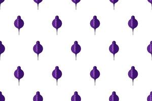 Flat leaf seamless pattern background vector