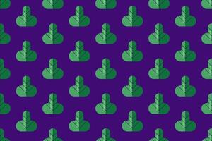 Flat leaf seamless pattern background vector