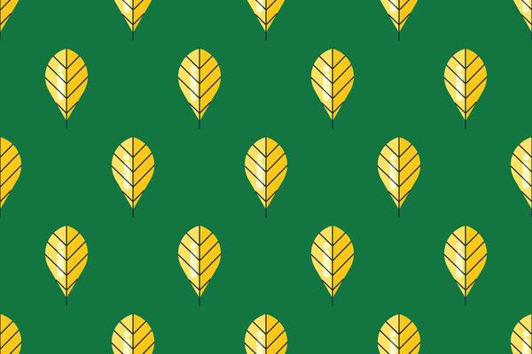Flat leaf seamless pattern background