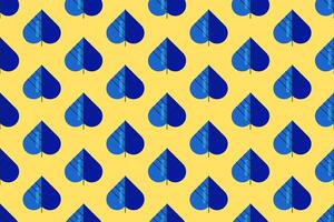 Flat leaf seamless pattern background vector