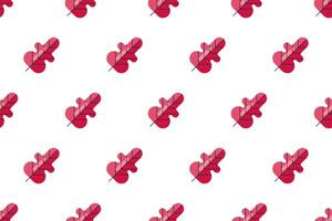 Flat leaf seamless pattern background vector