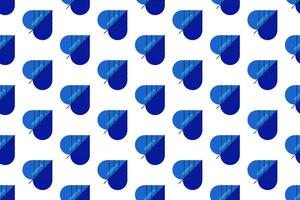 Flat leaf seamless pattern background vector