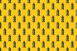 Flat leaf seamless pattern background vector