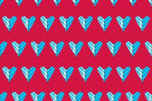 Flat leaf seamless pattern background vector
