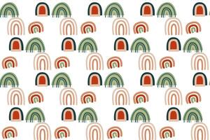 Abstract boho seamless pattern background illustration vector