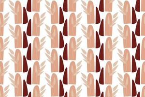 Abstract boho seamless pattern background illustration vector
