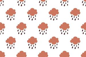 Abstract boho seamless pattern background illustration vector