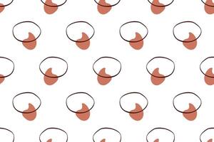 Abstract boho seamless pattern background illustration vector