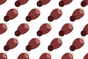 Abstract boho seamless pattern background illustration vector