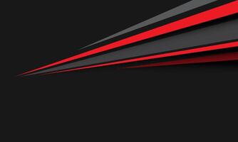 Abstract red grey metallic zoom speed direction geometric design modern futuristic background vector