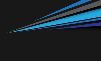 Abstract blue grey metallic zoom speed direction geometric design modern futuristic background vector