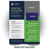 CREATIVE MINIMAL SIMPLE BUSINESS MODERN A4 SINGLE SIDED FLYER DESIGN TEMPLATE vector