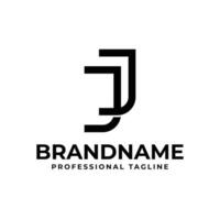 Letters JJ Monogram Logo, suitable for any business with JJ initials vector