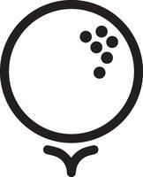 Ball icon symbol image vector