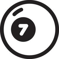 Ball icon symbol image vector