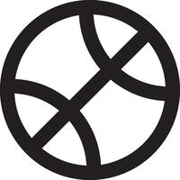 Ball icon symbol image vector