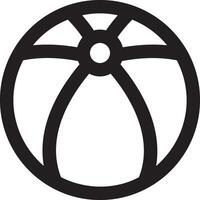 Ball icon symbol image vector