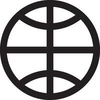Ball icon symbol image vector