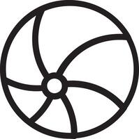 Ball icon symbol image vector
