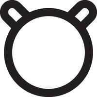 Ball icon symbol image vector