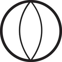 Ball icon symbol image vector