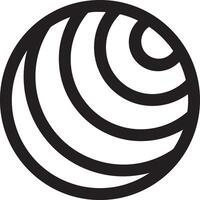 Ball icon symbol image vector