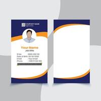 Create id badge vector